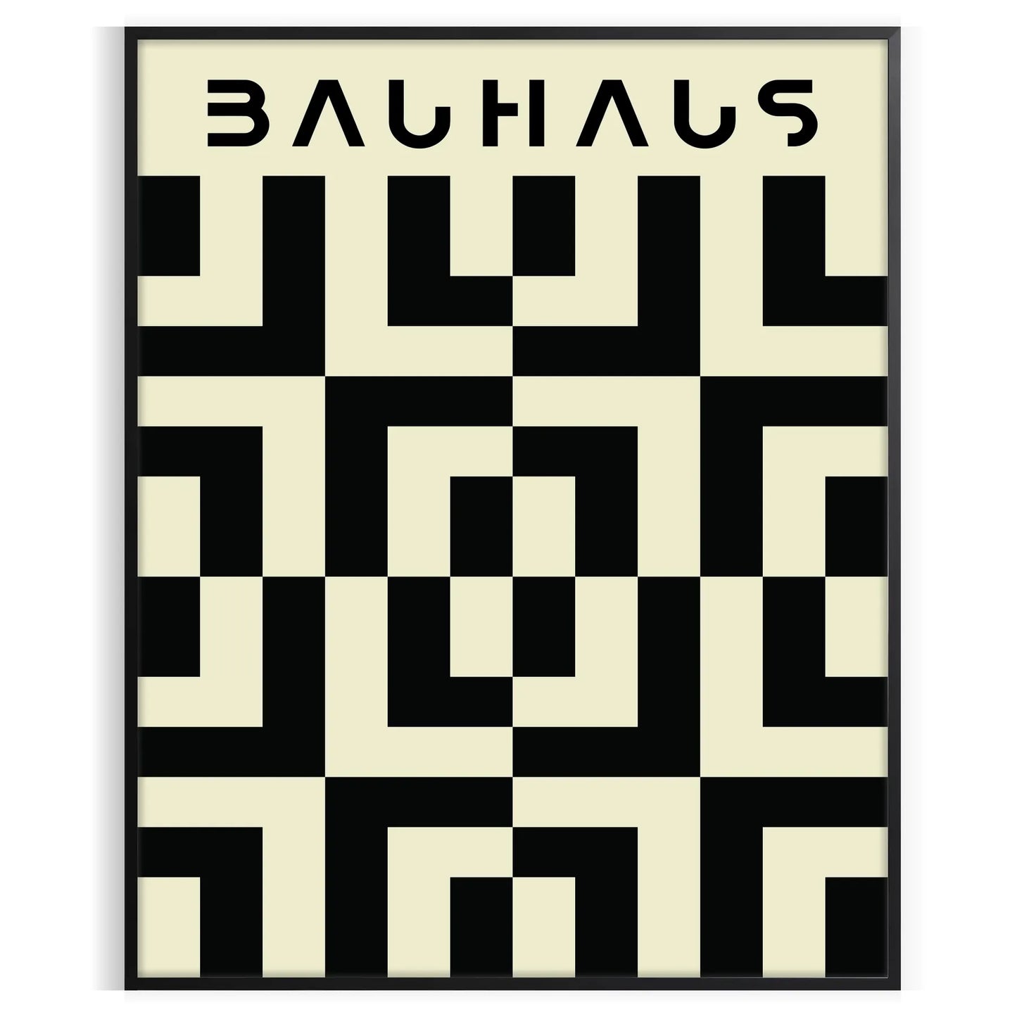 space stunning Bauhaus poster artistry modern design wall art thoughtful gift captivating print style room A4 cm A0 sizes