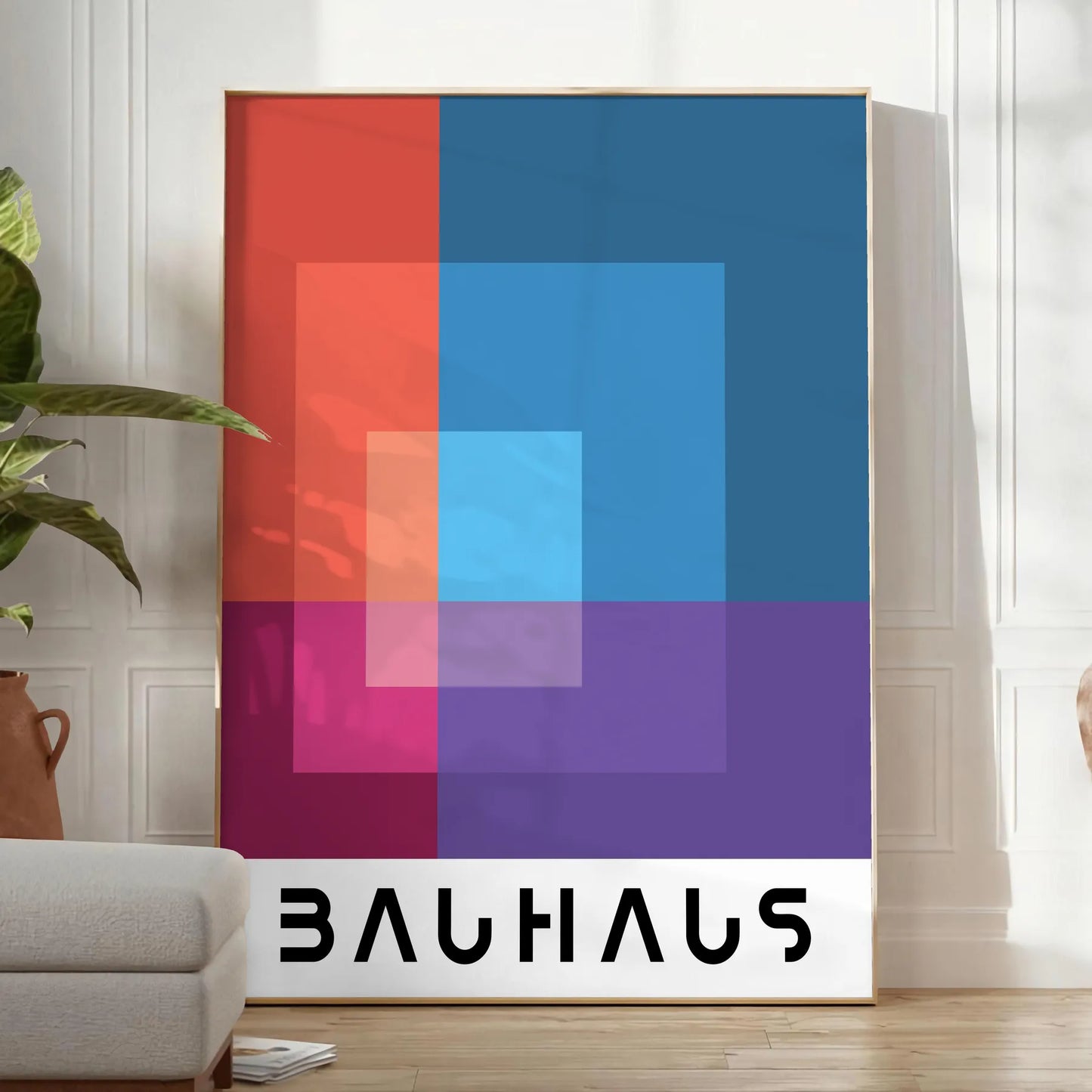 space Bauhaus art prints gray black poster iconic style perfect modern wall unique gift sizes A4 cm A0 decor captivating artwork today
