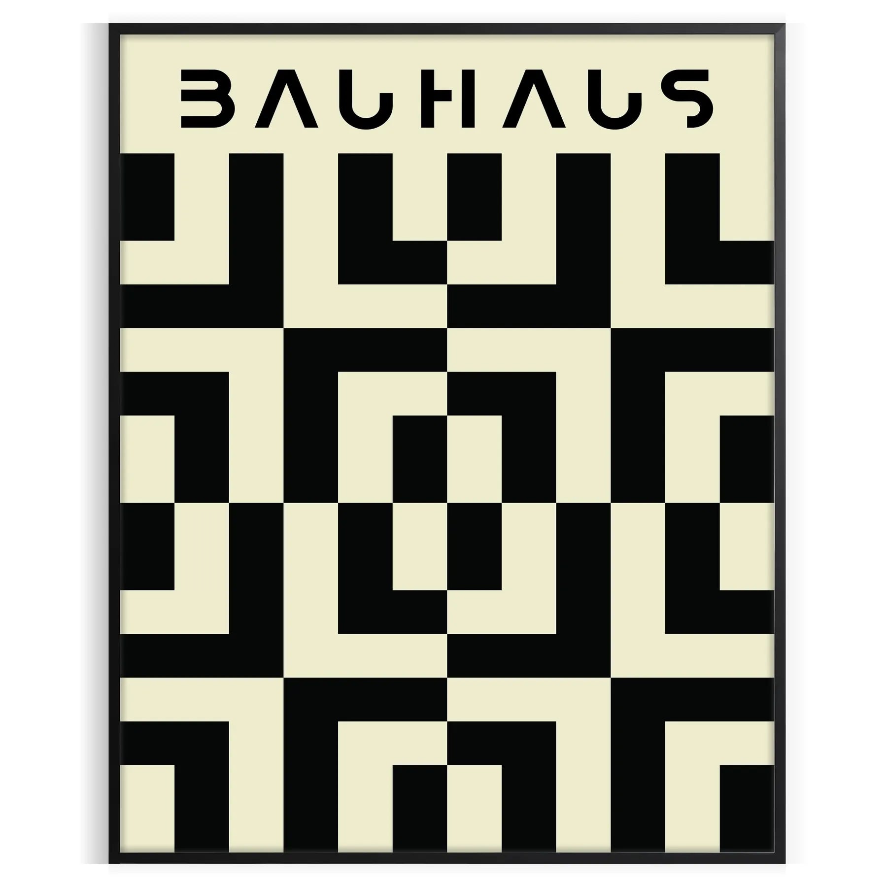 space stunning Bauhaus poster artistry modern design wall art thoughtful gift captivating print style room A4 cm A0 sizes