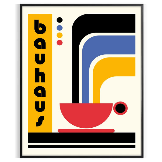 essence Bauhaus 11 Art Poster striking iconic design movement perfect modern wall enthusiasts ideal gift lovers print available standalone artwork