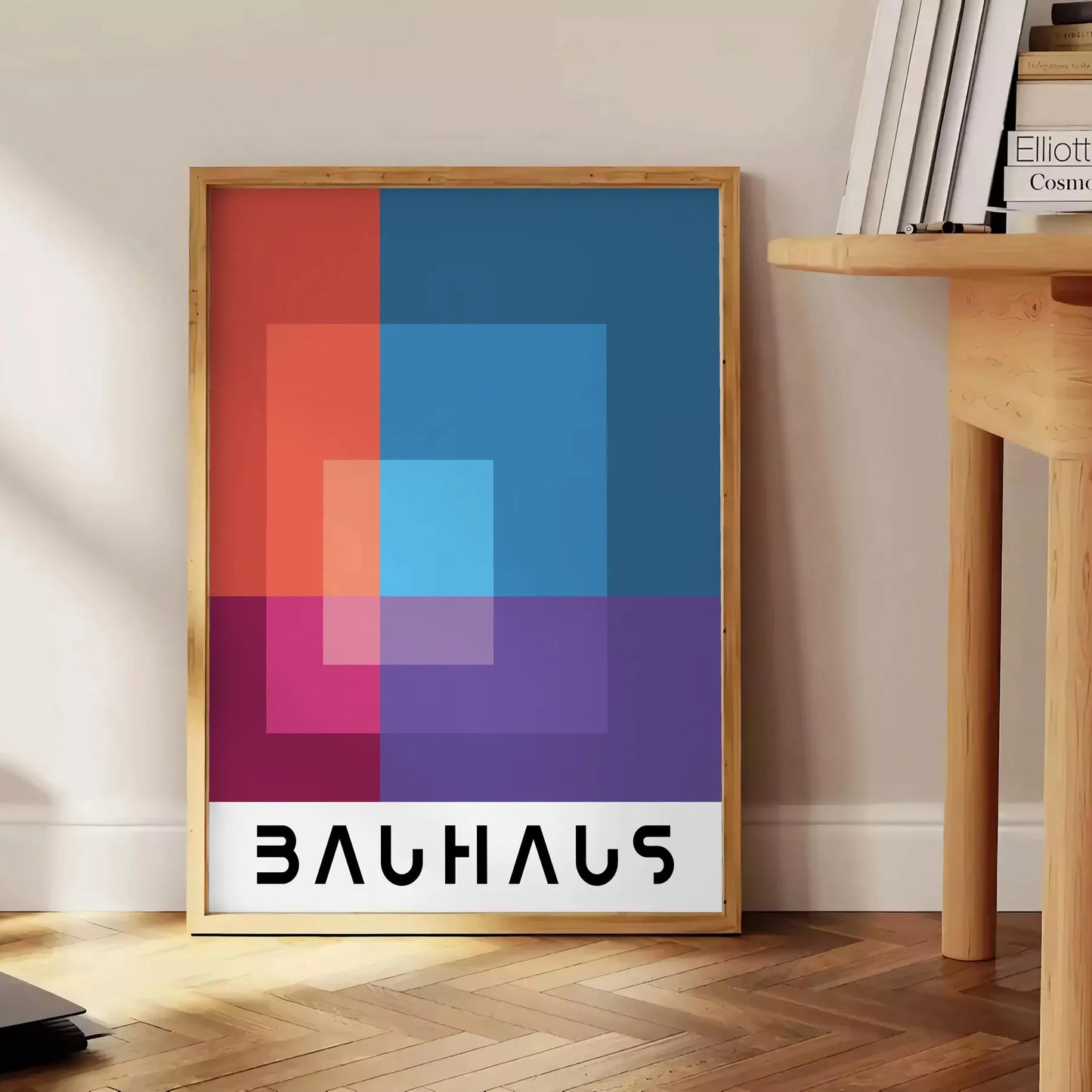 space Bauhaus art prints gray black poster iconic style perfect modern wall unique gift sizes A4 cm A0 decor captivating artwork today