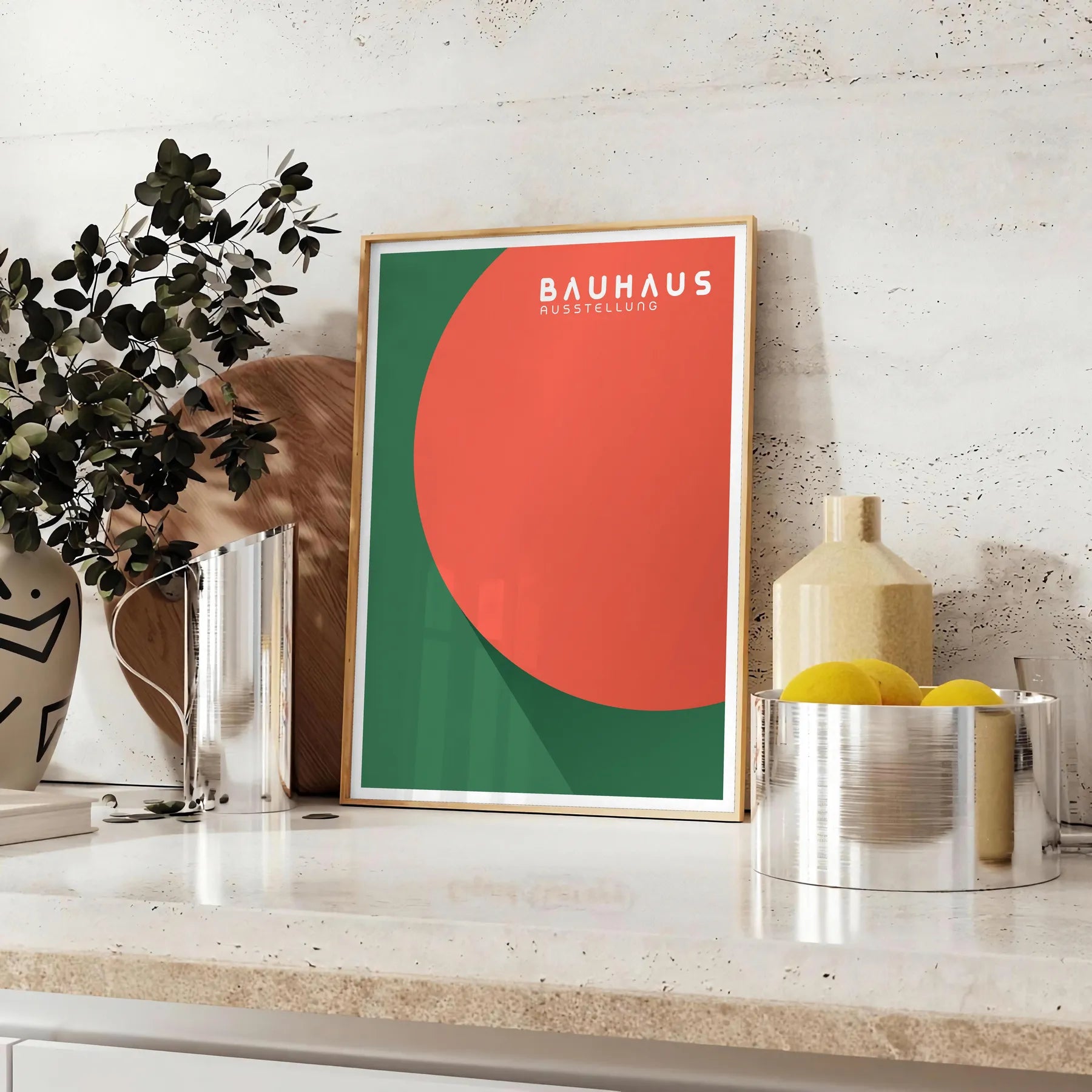 space Bauhaus art print stunning poster essence modernist design wall unique gift artwork setting decor available