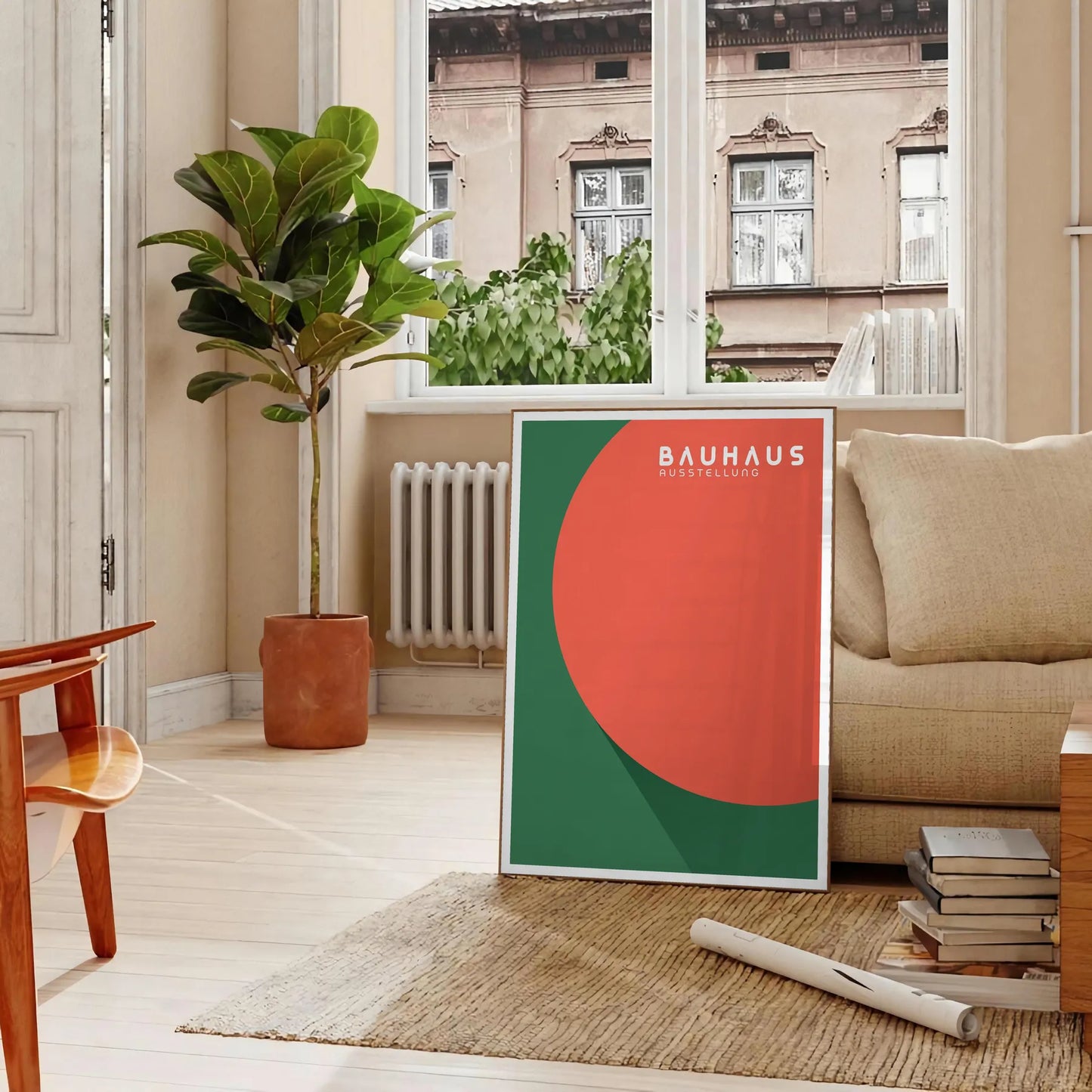 space Bauhaus art print stunning poster essence modernist design wall unique gift artwork setting decor available